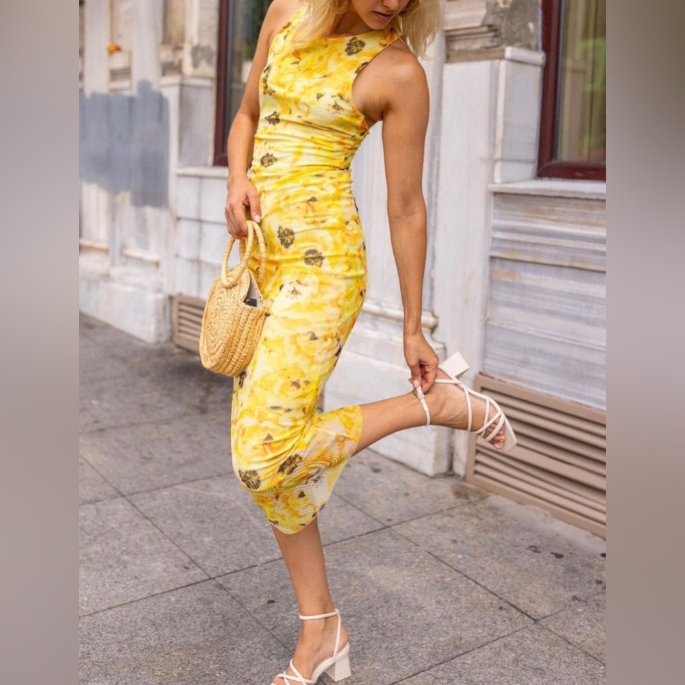 ZARA MIDI FLORAL DRESS
